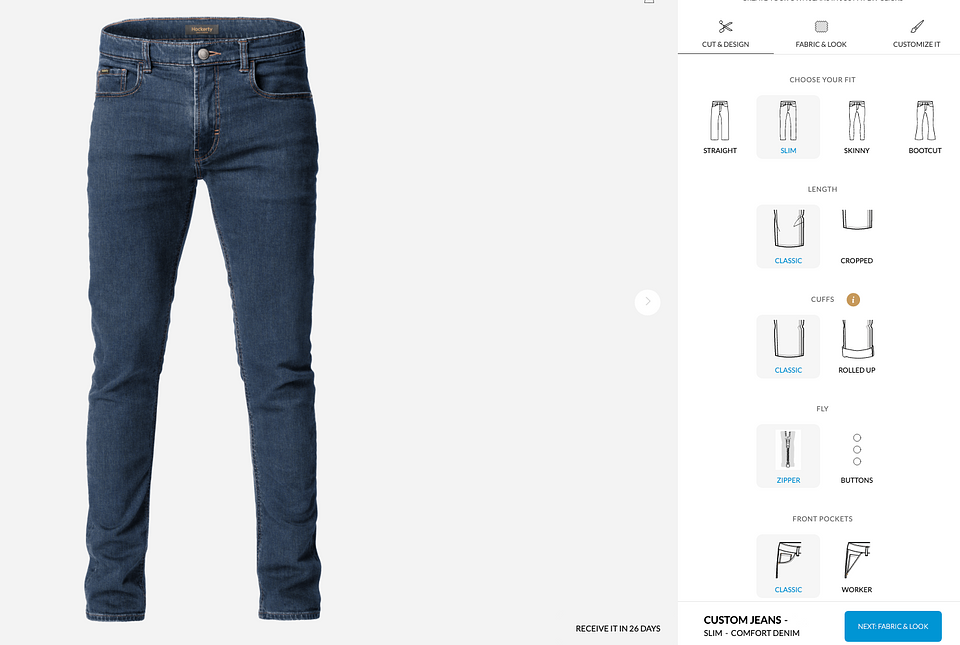 hockerty jeans tailor made sur mesure personnalisable kodd magazine mode fashion