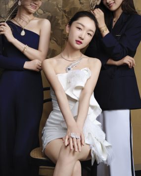 boucheron together as one campaign zhou dongyu family portrait episode kodd magazine mode fashion