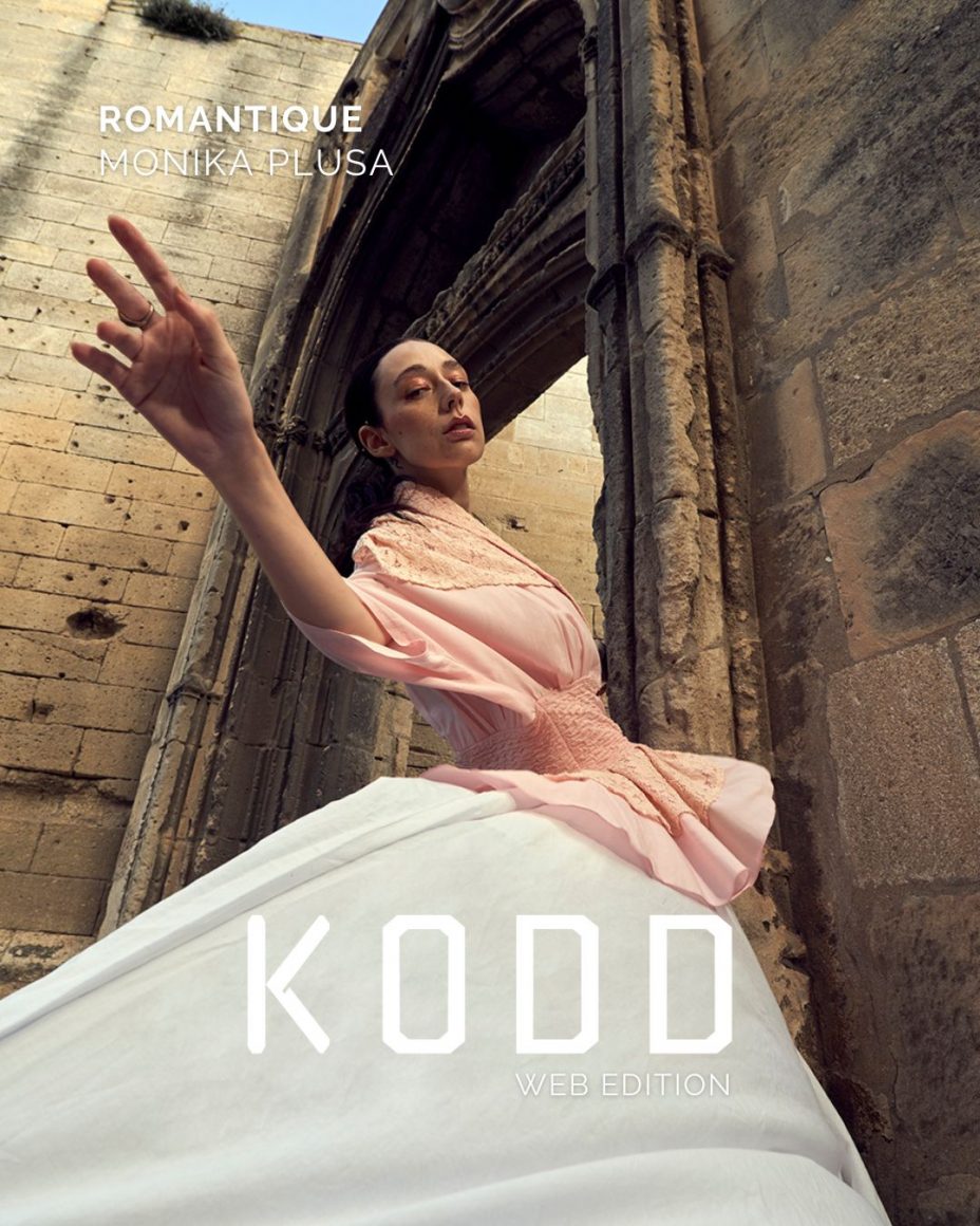cover romantique monika plusa kodd magazine editorial fashion mode