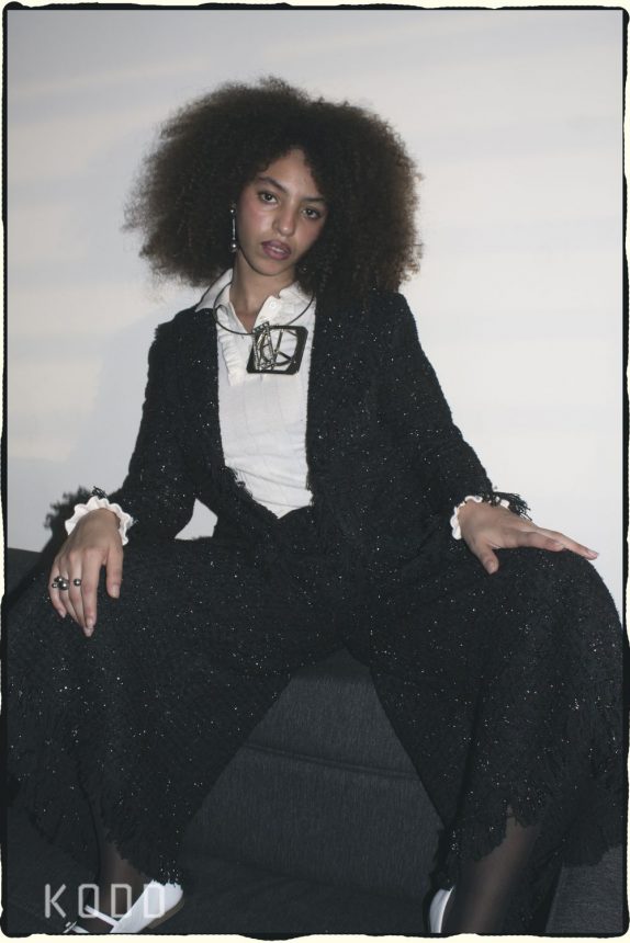 kodd magazine editorial fashion mode in the studio