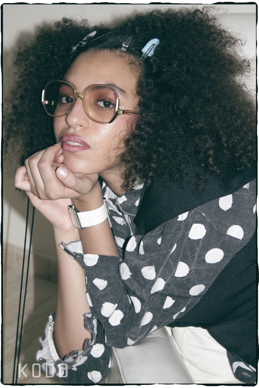 kodd magazine editorial fashion mode in the studio