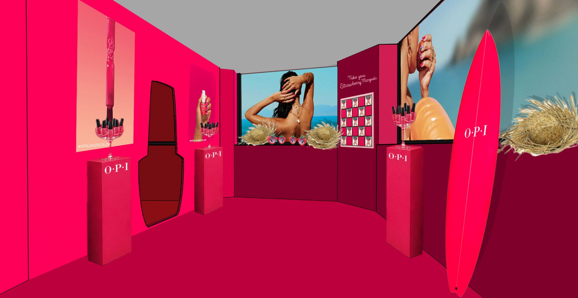 pop up opi beaute kodd magazine